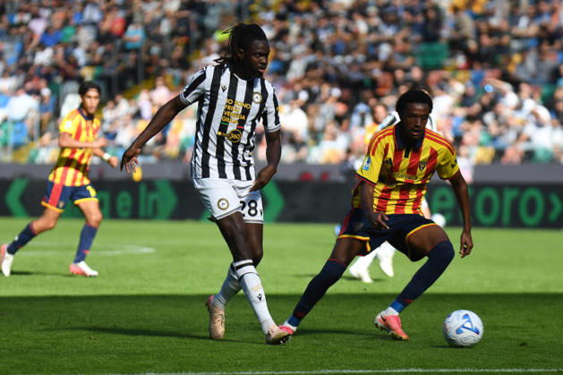 SOCCER - Serie A - Udinese Calcio vs. US Lecce Photo by IPA ABACAPRESS.COM89851725 - Udinese s Oumar Solet in action during the Udinese Calcio vs. US Lecce Italian Serie A soccer match in Udine, Italy, on October 18, 2026 Udine Italy Copyright: xIPAxSport ABACAx