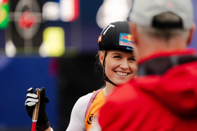 October 18, 2026, GER, Biathlon, Women, IBU Biathlon Loop One Festival 2026, 2026–2027 Season, Women’s Super Sprint Qualification Heat 1–4: Anna Gandler (AUT), 50, in a portrait while warming up at the Olympic Park in Munich, Bavaria, Germany Copyright: xNordphoto Vux