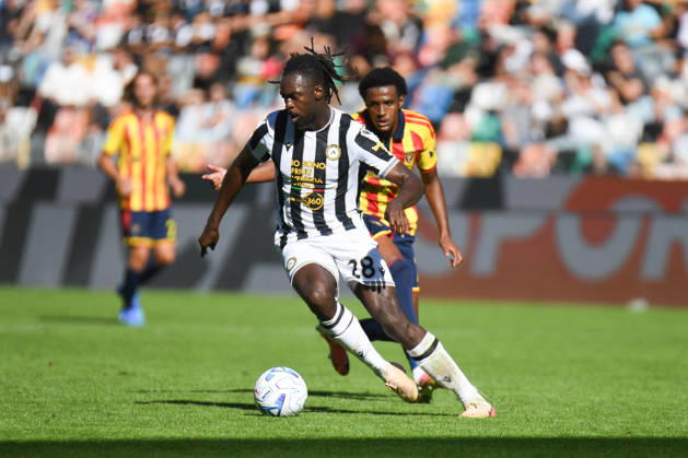 SOCCER - Serie A - Udinese Calcio vs. US Lecce Photo by IPA ABACAPRESS.COM89854416 - Udinese s Oumar Solet in action during the Udinese Calcio vs. US Lecce Italian Serie A soccer match in Udine, Italy, on October 18, 2026 Udine Italy Copyright: xIPAxSport ABACAx