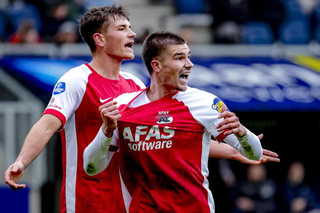 LEEUWARDEN AZ Alkmaar defender Wouter Goes during the Vriendenloterij Eredivisie match between SC Cambuur and AZ at Kooi Stadion on October 18, 2026, in Leeuwarden, the Netherlands ED VAN DE POL EYE4IMAGES DeFodi Images