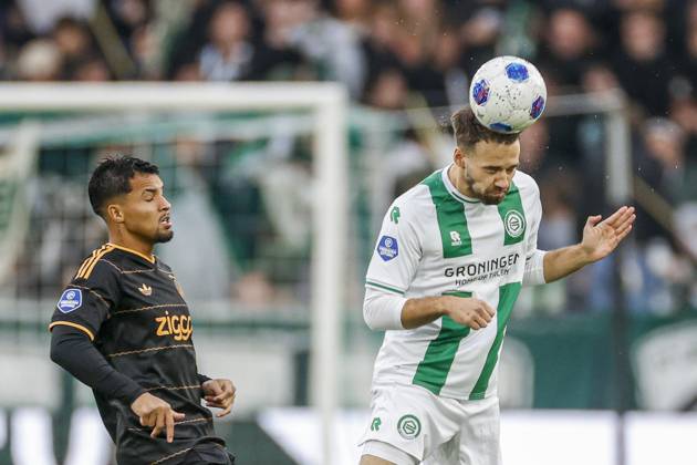 GRONINGEN , 18-10-2026 , Euroborg Stadium, season 2026 2027 , Dutch Eredivisie Football , match between FC Groningen and Ajax. Picture shows.FC Groningen player Marco Rente Groningen - Ajax  x208696609x Copyright: