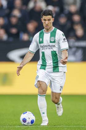 GRONINGEN , 18-10-2026 , Euroborg Stadium, season 2026 2027 , Dutch Eredivisie Football , match between FC Groningen and Ajax. Picture shows FC Groningen player Pelle Clement Groningen - Ajax  x208697862x Copyright: