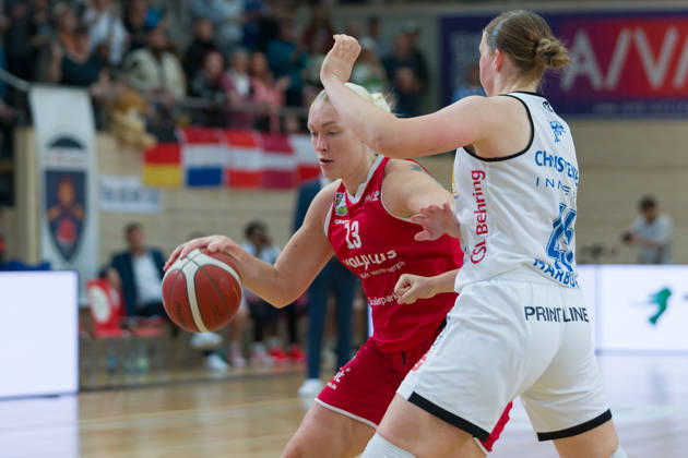 Marta Miscenko (Lions), 13, Allyson Fertig (Marburg), 45 – Lions vs. BC Marburg Blue Dolphins, Women’s Basketball, 1st Bundesliga, DBBL, Matchday 3 of the 2026–27 season, October 18, 2026, SWH Arena, Saxony-Anhalt, Germany