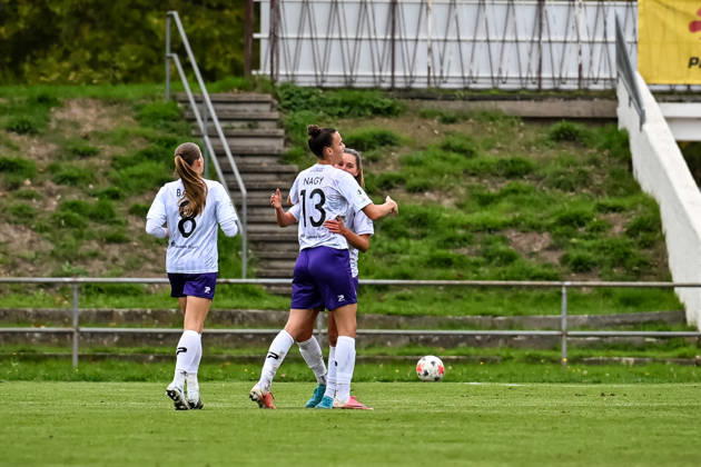 October 18, 2026, Soccer, Women s Bundesliga 2, 2026–2027, Matchday 9, SG 99 Andernach vs. SGS Essen, Vanessza Nagy 13, Essen scores the 4–0 goal