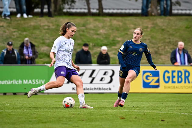 October 18, 2026, Soccer, Women s Bundesliga 2, 2026–2027, Matchday 9, SG 99 Andernach vs. SGS Essen; Karla Brinkmann of Essen shoots the ball