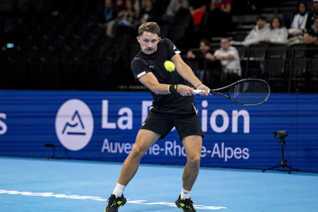 TENNIS : ATP, Tennis Herren 250 - Grand Tennis AURA - Decines (France) 18 10 2026 Ugo BLANCHET (FRA) vs Nicolai BUDKOV KJAER (NOR) during the qualifying tournament of the Auvergne Rhône-Alpes Grand Prix at the LDLC Arena in Décines on October 18, 2026. Photo Sandrine Thesillat PsNewZ  Copyright: xSandrinexTHESILLATx