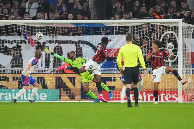 Olympique Lyonnais v OGC Nice - Ligue 1 McDonald s 2026 2027 Tanner TESSMANN of Olympique Lyonnais scores his team second goal during Ligue 1 McDonald s match between Lyon and Nice at Groupama Stadium on October 18, 2026 in Lyon, France. Lyon France  Copyright: xDavexWinterx 776577179