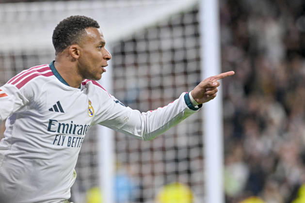 October 18, 2026, Madrid, Madrid, Spain: 10 KYLIAN MBAPPE of Real Madrid CF celebrates a goal during the match on Matchday 9 of the 2026-27 National League First Division Championship between REAL MADRID C.F. and SEVILLA FC, played at the Bernabeu Stadium on October 17, 2026, in Madrid, Spain. REAL MADRID C.F. Vs. SEVILLA FC - 2026 27 National League First Division Championship 10.18.26  - ZUMAc312 20261018_zsp_c312_030 Copyright: xOscarxManuelxSanchezx