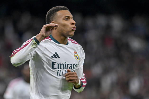 October 18, 2026, Madrid, Madrid, Spain: 10 KYLIAN MBAPPE of Real Madrid CF celebrates a goal during the match on Matchday 9 of the 2026-27 National League First Division Championship between REAL MADRID C.F. and SEVILLA FC, played at the Bernabeu Stadium on October 17, 2026, in Madrid, Spain. REAL MADRID C.F. Vs. SEVILLA FC - 2026 27 National League First Division Championship 10.18.26  - ZUMAc312 20261018_zsp_c312_090 Copyright: xOscarxManuelxSanchezx