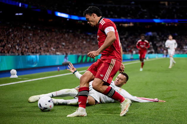 October 18, 2026, Madrid, Madrid, Spain: Kylian Mbappe of Real Madrid CF and Gabriel Alonso Suazo of Sevilla FC during La Liga football match between Real Madrid CF and Sevilla at Santiago Bernabeu Stadium in Madrid, Spain, October 18, 2026 Soccer 2026: Real Madrid CF Vs Sevilla  - ZUMAa206 20261018_zsp_a206_114 Copyright: xRubenxAlbarranx