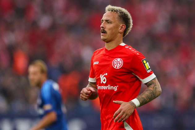GELSENKIRCHEN, GERMANY - OCTOBER 17: Phillip Tietz of 1. FSV Mainz 05 looks on during the Bundesliga 2026 27 match between FC Schalke 04 and 1. FSV Mainz 05 at Veltins-Arena on October 17, 2026 in Gelsenkirchen, Germany. Copyright: xRenexNijhuis MBxMediax
