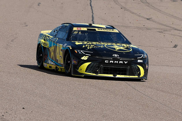 AVONDALE, AZ - OCTOBER 18: Tyler Reddick ( 45 23XI Racing ROCKSTAR ENERGY DRINK Toyota) races during the NASCAR, Motorsport, USA Cup Series Playoffs Freeway Insurance 500 on October 18, 2026, at Phoenix Raceway in Avondale, AZ. (Photo by Kevin Abele Icon Sportswire) AUTO: OCT 18 NASCAR Cup Series Playoffs Freeway Insurance 500 EDITORIAL USE ONLY Icon261018085500