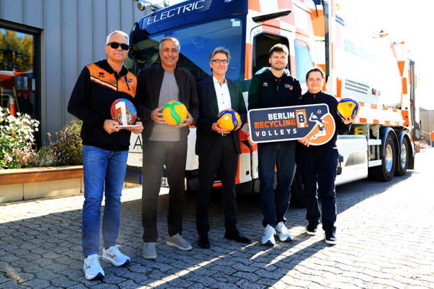 October 19, 2026, DEU, GER, Germany, Volleyball, BR Volleys Press Conference, 2026–2027 Season, Berlin, BR Volleys Managing Director Kaweh Niroomand, Head Coach Andrea Anastasi, Captain Ruben Schott, Bianka Rieder, and Stefan Bleckwehl—both managing directors of Berlin Recycling nordphoto GmbH Engler Berlin Berlin Berlin Germany Copyright: xNordphotox xEnglerx