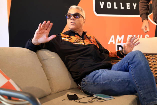 October 19, 2026, DEU, GER, Germany, Volleyball, BR Volleys Press Conference, 2026–2027 Season, Berlin, BR Volleys Managing Director Kaweh Niroomand, Head Coach Andrea Anastasi, Captain Ruben Schott, nordphoto GmbH Engler, Berlin, Berlin, Berlin, Germany Copyright: xNordphotox xEnglerx