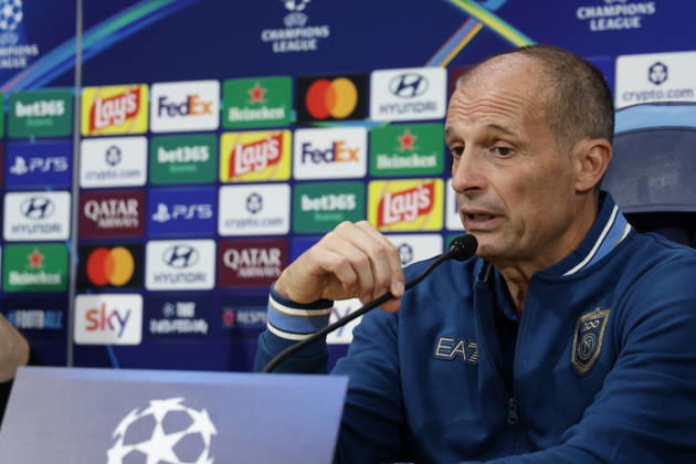 press conference, PK, Pressekonferenz SSC Napoli Napoli™s Italian coach Massimiliano Allegri during the SSC Napoli press conference the day before the Champions League football match against Bodo Glimt at the Diego Armando Maradona stadium in Napoli on 19, October, 2026. ABP11764 Copyright: xAntonioxBalascox