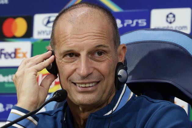 press conference, PK, Pressekonferenz SSC Napoli Napoli™s Italian coach Massimiliano Allegri during the SSC Napoli press conference the day before the Champions League football match against Bodo Glimt at the Diego Armando Maradona stadium in Napoli on 19, October, 2026. ABP11872 Copyright: xAntonioxBalascox