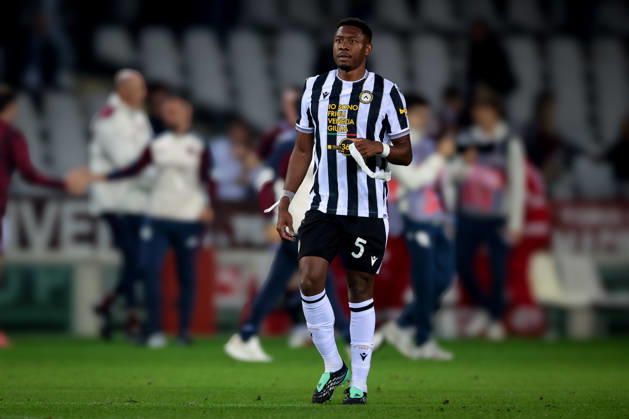Torino FC v Udinese Calcio - Serie A - Season 2026-2027 Turin, Italy, 12th October 2026. David Alaba of Udinese Calcio reacts following the final whistle of the Torino FC vs Udinese Calcio Serie A match at Stadio Grande Torino, Turin. Picture credit should read: Jonathan Moscrop Turin Stadio Olimpico Grande Torino Italy