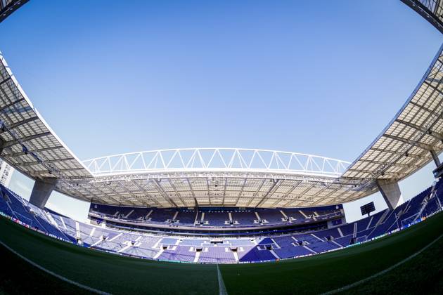 PORTO , 19-10-2026 , Estadio do Dragao , season 2026 2027 , UEFA Champions League football , Picture shows inside view Estadio do Dragao press conference, PK, Pressekonferenz and training PSV  x208826473x Copyright: