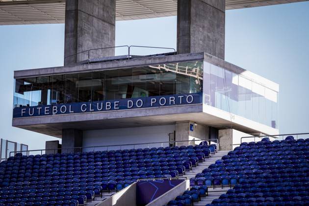 PORTO , 19-10-2026 , Estadio do Dragao , season 2026 2027 , UEFA Champions League football , Picture shows inside view Estadio do Dragao press conference, PK, Pressekonferenz and training PSV  x208826477x Copyright: