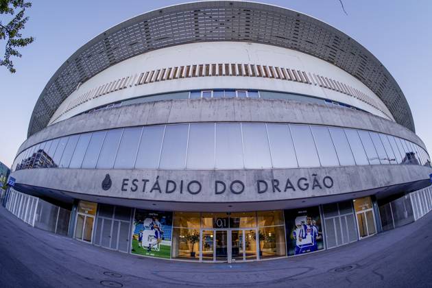 PORTO , 19-10-2026 , Estadio do Dragao , season 2026 2027 , UEFA Champions League football , Picture shows outside view Estadio do Dragao press conference, PK, Pressekonferenz and training PSV  x208826489x Copyright: