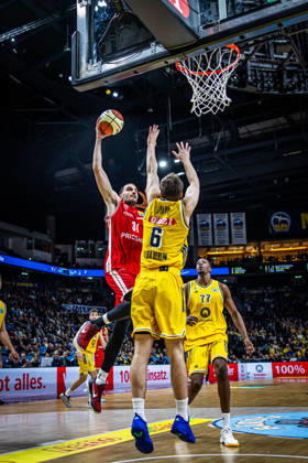 Basketball Berlin, October 19, 2026; 2026–2027 Season; Netto BBL Cup Round of 16; Alba Berlin; BMA365; Bamberg Baskets; Daniel Keppeler; Bamberg, No. 31; Malte Delow; Alba Berlin, No. 06