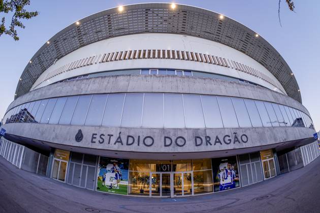 PORTO , 19-10-2026 , Estadio do Dragao , season 2026 2027 , UEFA Champions League football , Picture shows outside view Estadio do Dragao press conference, PK, Pressekonferenz and training PSV  x208826492x Copyright: