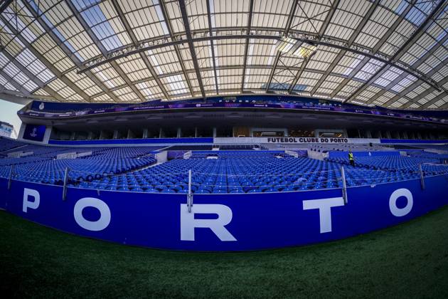 PORTO , 19-10-2026 , Estadio do Dragao , season 2026 2027 , UEFA Champions League football , Picture shows inside view Estadio do Dragao press conference, PK, Pressekonferenz and training PSV  x208826496x Copyright: