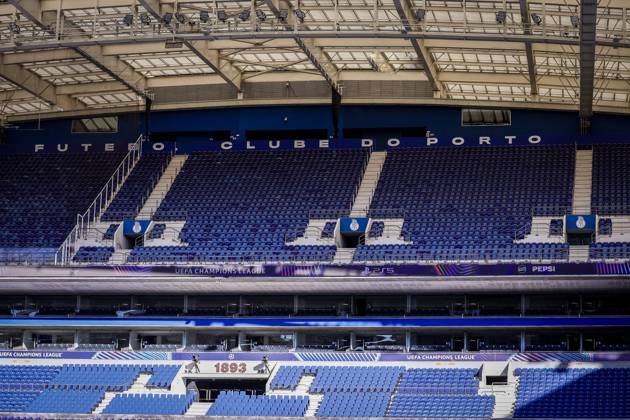 PORTO , 19-10-2026 , Estadio do Dragao , season 2026 2027 , UEFA Champions League football , Picture shows inside view Estadio do Dragao press conference, PK, Pressekonferenz and training PSV  x208826501x Copyright: