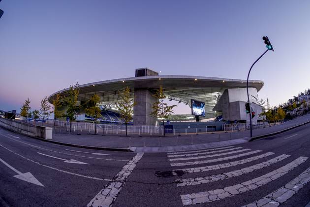 PORTO , 19-10-2026 , Estadio do Dragao , season 2026 2027 , UEFA Champions League football , Picture shows outside view Estadio do Dragao press conference, PK, Pressekonferenz and training PSV  x208826519x Copyright: