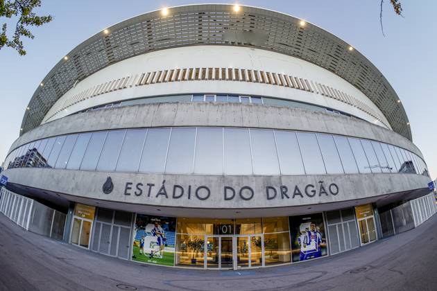 PORTO , 19-10-2026 , Estadio do Dragao , season 2026 2027 , UEFA Champions League football , press conference, PK, Pressekonferenz PSV , Picture shows outside view Estadio do Dragao Press conference and training PSV  x208826909x Copyright: