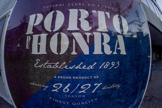 PORTO , 19-10-2026 , Estadio do Dragao , season 2026 2027 , UEFA Champions League football , press conference, PK, Pressekonferenz PSV , Picture shows outside view Estadio do Dragao Press conference and training PSV  x208826912x Copyright: