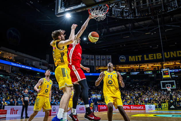 Basketball Berlin, October 19, 2026; 2026–2027 Season; Netto BBL Cup Round of 16; Alba Berlin; BMA365; Bamberg Baskets; Daniel Keppeler; Bamberg, No. 31; Malte Delow; Alba Berlin, No. 06