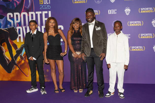 SPORTEL AWARDS MONACO 2026 Hassan N Dam N Jikamand his family attend Sportel Awards Ceremony on October 19, 2026 in Monte-Carlo, Monaco, Credit:thierry carpico Avalon  Copyright: xthierryxcarpicox xAvalonx 1144985029
