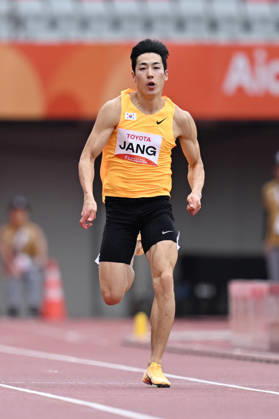 JANG Minho (KOR), OCTOBER 20, 2026 - Para Athletics : Mens 100m T13 heat during the Asian Para Games Aichi-Nagoya 2026 at Nagoya City Mizuho Park Athletic Stadium in Aichi, Japan. Noxthirdxpartyxsales  aflo_357536632 KenjiroxMatsuox