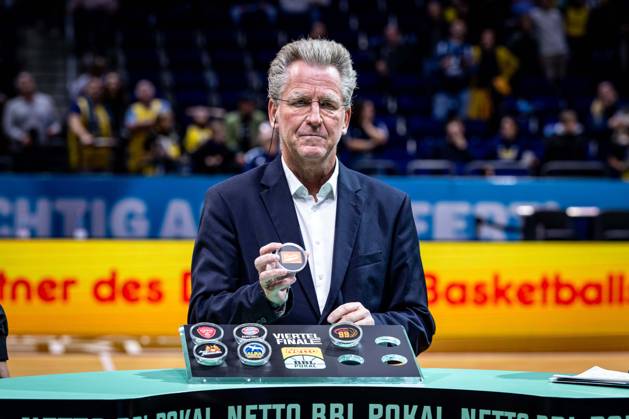 Basketball Berlin, October 19, 2026; 2026–2027 Season; Netto BBL Cup Round of 16; Alba Berlin; BMA365; Bamberg Baskets; Quarterfinal Draw; Dr. Stefan Holz; Vechta