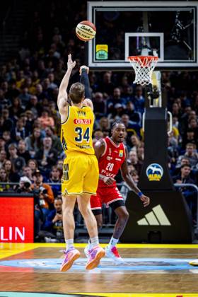 Basketball Berlin, October 19, 2026; 2026–2027 Season; Netto BBL Cup Round of 16; Alba Berlin; BMA365; Bamberg Baskets; Quarterfinal Draw; Justin Bean; Alba Berlin, No. 34