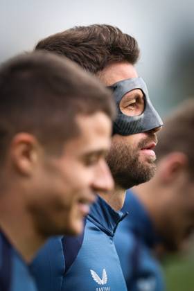 Club s Brandon Mechele is pictured during a training session of Belgian soccer team Club Brugge KV, Tuesday 20 October 2026 in Knokke-Heist. Club is preparing for the third game in the UEFA Champions League league phase against French team Racing Club de Lens tomorrow. BRUNOxFAHY  x190373394x