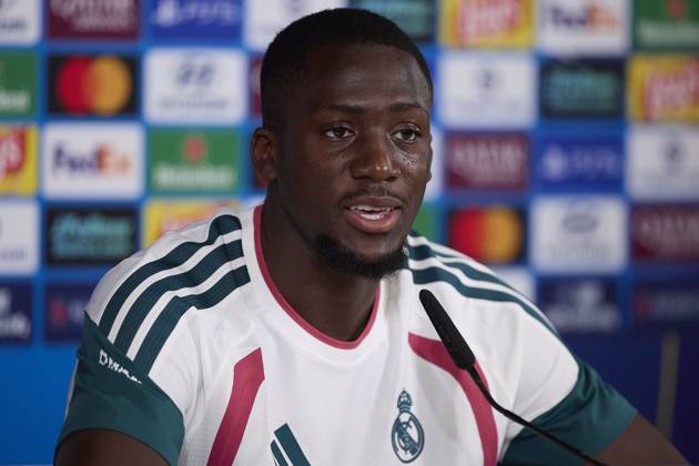 October 20, 2026, Madrid, Spain: Ibrahima Konate (Real Madrid CF) attends a press conference, PK, Pressekonferenz on the eve of the UEFA Champions League 2026 2027 match between Real Madrid CF and RB Leipzig..Real Madrid CF is holding a press conference ahead of its third UEFA Champions League game. UEFA Champions League 2026 2027 - Real Madrid CF Press Conference In Madrid, Spain - 20 Oct 2026 - ZUMAs197 20261020_aaa_s197_060 Copyright: xFedericoxTitonex