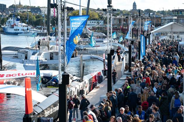 ROUTE DU RHUM PHOTOPQR OUEST FRANCE ELSA RANCEL OUEST-FRANCE ; SAINT-MALO ; 20 10 2026 ; ROUTE DU RHUM Ouverture du village de la Route du Rhum, à Saint-Malo (Ille-et-Vilaine), le 20 octobre 2026. 1,2 million de visiteurs sont attendus pour cette édition. Dans quelques jours, 118 skippers en solitaire sur leurs bateaux prendront le départ de la 13ème édition La Route du Rhum Destination Guadeloupe dont le départ sera donné au large de Saint-Malo le dimanche 1er novembre 2026 à 13h02. Photo : ELSA RANCEL OUEST-FRANCE SAINT-MALO; 20 10 2026 opening of the Route du Rhum race village. SAINT-MALO France  Copyright: xPHOTOPQR OUESTxFRANCE MAXPPPxELSAxRANCELx xOUEST-FRANCEx 20261020OFR6839 20261020OFR6839