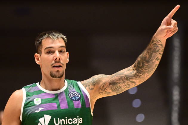 Willy Hernangomez (Malaga) is seen during men s Basketball Champions League, group E, 2nd round, BK KVIS Pardubice vs Unicaja Malaga, in Pardubice, Czech Republic, October 20, 2026. (CTKxPhoto JosefxVostarek) CTKPhotoP2026102007090  CTKPhotoP2026102007090