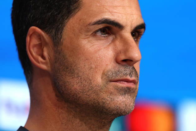 Arsenal press conference, PK, Pressekonferenz Champions League Arsenal Manager, Mikel Arteta during the Arsenal MD-1 Press Conference ahead of Bayern Munich vs Arsenal, Allianz Arena, Munich, Germany on 20 October 2026 Credit: Tiego Grenho Every Second Media Editorial use only. All images are copyright Every Second Media Limited. No images may be reproduced without prior permission. Copyright: xIMAGO EveryxSecondxMediax ESM-2240-0002 TiegoxGrenhox xEveryxSecondxMediax