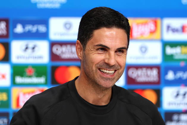 Arsenal press conference, PK, Pressekonferenz Champions League Arsenal Manager, Mikel Arteta smiles during the Arsenal MD-1 Press Conference ahead of Bayern Munich vs Arsenal, Allianz Arena, Munich, Germany on 20 October 2026 Credit: Tiego Grenho Every Second Media Editorial use only. All images are copyright Every Second Media Limited. No images may be reproduced without prior permission. Copyright: xIMAGO EveryxSecondxMediax ESM-2240-0006 TiegoxGrenhox xEveryxSecondxMediax