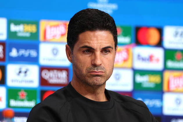 Arsenal press conference, PK, Pressekonferenz Champions League Arsenal Manager, Mikel Arteta during the Arsenal MD-1 Press Conference ahead of Bayern Munich vs Arsenal, Allianz Arena, Munich, Germany on 20 October 2026 Credit: Tiego Grenho Every Second Media Editorial use only. All images are copyright Every Second Media Limited. No images may be reproduced without prior permission. Copyright: xIMAGO EveryxSecondxMediax ESM-2240-0010 TiegoxGrenhox xEveryxSecondxMediax