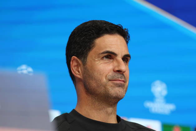 Mikel Arteta, Arsenal FC Head Coach, at a press conference, GER, press conference, Arsenal FC, soccer, UEFA Champions League, Matchday 3, group stage, 2026–2027 season, October 20, 2026, GER, press conference, Arsenal FC, soccer, UEFA Champions League, Matchday 3, group stage, 2026–2027 season, October 20, 2026, Munich Copyright: xEibner-Pressefoto JennixMaulx EP_JML