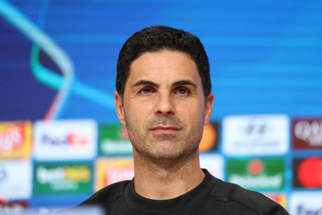 Mikel Arteta, Arsenal FC Head Coach, at a press conference, GER, press conference, Arsenal FC, soccer, UEFA Champions League, Matchday 3, group stage, 2026–2027 season, October 20, 2026, GER, press conference, Arsenal FC, soccer, UEFA Champions League, Matchday 3, group stage, 2026–2027 season, October 20, 2026, Munich Copyright: xEibner-Pressefoto JennixMaulx EP_JML
