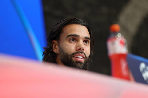 David Raya, Arsenal FC, No. 01 at the press conference, GER, press conference, Arsenal FC, soccer, UEFA Champions League, Matchday 3, group stage, 2026–2027 season, October 20, 2026, GER, press conference, Arsenal FC, soccer, UEFA Champions League, Matchday 3, group stage, 2026–2027 season, October 20, 2026, Munich Copyright: xEibner-Pressefoto JennixMaulx EP_JML