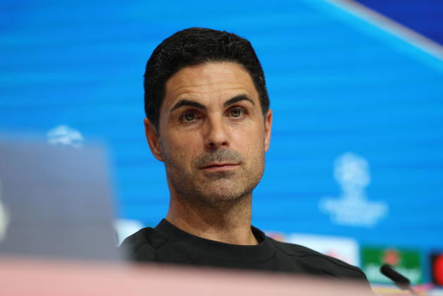 Mikel Arteta, Arsenal FC Head Coach, at a press conference, GER, press conference, Arsenal FC, soccer, UEFA Champions League, Matchday 3, group stage, 2026–2027 season, October 20, 2026, GER, press conference, Arsenal FC, soccer, UEFA Champions League, Matchday 3, group stage, 2026–2027 season, October 20, 2026, Munich Copyright: xEibner-Pressefoto JennixMaulx EP_JML