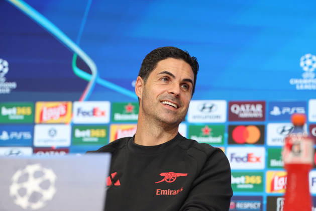 Mikel Arteta, Arsenal FC Head Coach, at a press conference, GER, press conference, Arsenal FC, soccer, UEFA Champions League, Matchday 3, group stage, 2026–2027 season, October 20, 2026, GER, press conference, Arsenal FC, soccer, UEFA Champions League, Matchday 3, group stage, 2026–2027 season, October 20, 2026, Munich Copyright: xEibner-Pressefoto JennixMaulx EP_JML