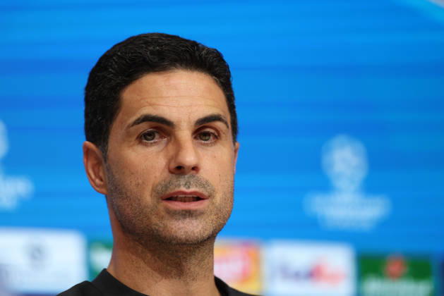 Mikel Arteta, Arsenal FC Head Coach, at a press conference, GER, press conference, Arsenal FC, soccer, UEFA Champions League, Matchday 3, group stage, 2026–2027 season, October 20, 2026, GER, press conference, Arsenal FC, soccer, UEFA Champions League, Matchday 3, group stage, 2026–2027 season, October 20, 2026, Munich Copyright: xEibner-Pressefoto JennixMaulx EP_JML