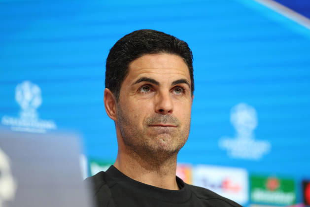 Mikel Arteta, Arsenal FC Head Coach, at a press conference, GER, press conference, Arsenal FC, soccer, UEFA Champions League, Matchday 3, group stage, 2026–2027 season, October 20, 2026, GER, press conference, Arsenal FC, soccer, UEFA Champions League, Matchday 3, group stage, 2026–2027 season, October 20, 2026, Munich Copyright: xEibner-Pressefoto JennixMaulx EP_JML